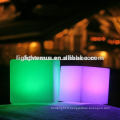 Nouvelle vente chaude couleur changeant RGB led cube / led cube chaise / enfants cube chaise